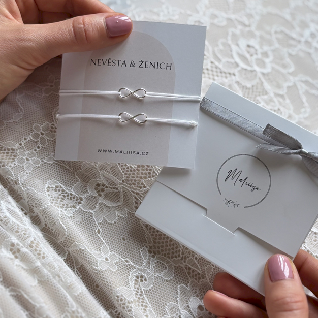 náramky pro nevěstu a ženicha
