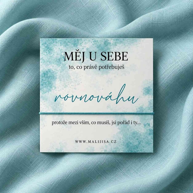 Měj u sebe ROVNOVÁHU